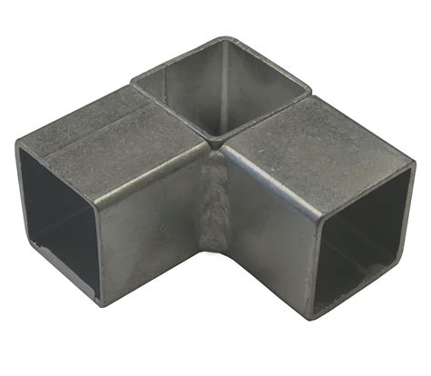 metal box section fittings|square tube box connectors.